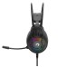 Marvo H8326, sluchátka s mikrofonem, ovládání hlasitosti, černá