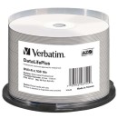 Verbatim DVD-R, DataLifePlus Wide Inkjetr Printable, 43744, 4.7GB, 16X, cake box, 50-pack, 12cm, pro archivaci dat