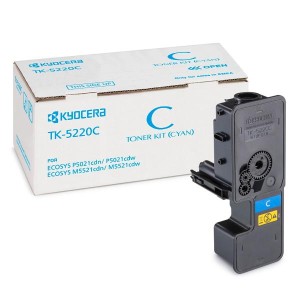 Kyocera originální toner TK-5220C, cyan, 1200str., 1T02R9CNL1, Kyocera 5521, 5521cdn, 5521cdw, O
