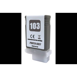 Renovovaná kazeta pro  Canon PFI-103PGY / 2214B001 photo grey PREMIUM 130 ml pigment