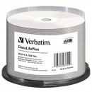 Verbatim DVD-R, 43744, DataLife PLUS, 50-pack, 4.7GB, 16X, 12cm, General, Wide Printable Surface Non-ID, cake box, Printable, pro 