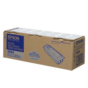 Epson originální toner C13S050584, black, 8000str., high capacity, return, Epson Aculaser M2400, MX20, O