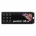 Goodram USB flash disk, USB 2.0, 64GB, UME2, UME2, černý, UME2-0640K0R11-SP