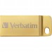 Verbatim USB flash disk, USB 3.0 (3.2 Gen 1), 16GB, Metal Executive, Store N Go, zlatý, 99104, USB A