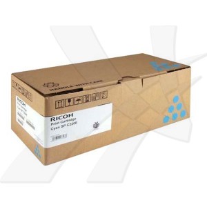 Ricoh originální toner 406766, 406053, 406145, 406097, 407645, 407645, cyan, 2000str., Ricoh Aficio SPC220N, SPC220S, SPC221N, SPC