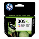 HP originální ink 3YM63AE#301, HP 305XL, Tri-colour, 200str., HP 305XL, High yield, HP DeskJet 2300, 2710, 2720, Plus 4100