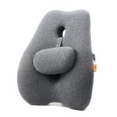 Bederní opěrka, ergonomický, šedá, paměťová pěna, Powerton