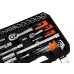 Sada nástrčných klíčů, 10-206, 100 ks, velikost 1/4 a 1/2, kufřík,, NEO TOOLS