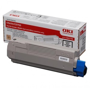 OKI originální toner 43865708, black, 8000str., OKI C5650, 5750, O