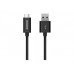 Kabel USB (3.1), USB A M- USB C M, 1m, černý, Avacom, blistr, DCUS-TPC-100K