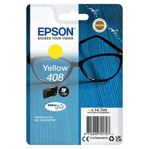 Epson originální ink C13T09J44010, T09J440, 408, yellow, 14.7ml, Epson WF-C4810DTWF