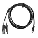 Prodlužovací kabel k solárnímu panelu, Neo Tools, koncovky MC4 A DC 5.5x2.5 mm, délka 2 m