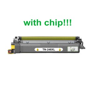 Kompatibilní toner pro Brother TN-248XL Yellow -With Chip! 2300 stran
