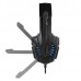 Defender Warhead G-390, herní sluchátka s mikrofonem, ovládání hlasitosti, černo-modrá, 2.0, 40 mm měniče typ 2x 3.5 mm jack