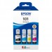 Epson originální ink C13T03V64A, 101, T03V64A, CMYK, Epson EcoTank L6160,L6170,L6190,L4150,L4160