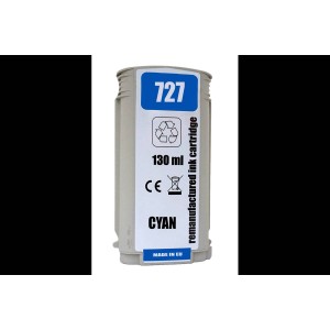 Renovovaná kazeta pro HP 727 B3P19A cyan PREMIUM 130 ml
