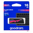 Goodram USB flash disk, USB 3.0 (3.2 Gen 1), 16GB, UCL3, černý, UCL3-0160K0R11, USB A, s výsuvným konektorem