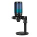 Defender, streamovací mikrofon, IMPULSE GMC 600, ovládání hlasitosti, černý, RGB podsvícený