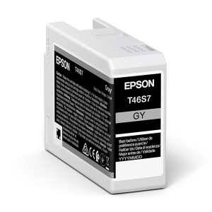 Epson originální ink C13T46S700, gray, Epson SureColor P706,SC-P700
