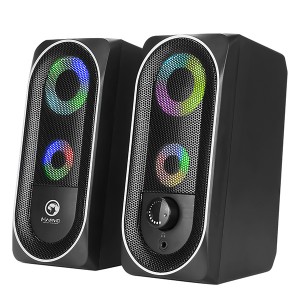 Marvo reproduktory SG-266BT, 2.0, 6W, černé, regulace hlasitosti, herní, 3,5 mm jack (USB)