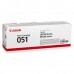 Canon originální toner CRG051, black, 1700str., 2168C002, Canon LBP162dw, MF269dw, MF267dw, MF264dw, O