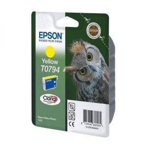 Epson originální ink C13T079440, yellow, 11,1ml, Epson Stylus Photo 1400