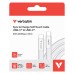 Verbatim USB-C kabel SoftTouch USB C samec - USB C samec, 60W, 1.2m, Bílá, box, 30274