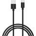 Verbatim USB kabel USB A samec - USB C samec, 18W, 1m, černo-bílá, box, 32393
