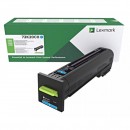 Lexmark originální toner 72K2XC0, cyan, 22000str., extra high capacity, return, Lexmark CS820de, CS820DTE, CS820dtfe, O