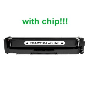 Kompatibilní toner pro HP 219A/W2190A-Plně funkční čip! Black 1300 stran