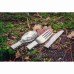 Sada příborů 3v1 turistická, šedá, 63-147, skládací, praktické pouzdro, Neo Tools