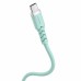 Powerton ENERGY PASTEL EDITION Kabel USB-C, 100W, 1m, silikonový, zelený
