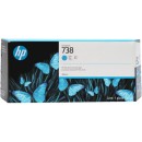 HP originální ink 676M9A, HP 738M, cyan, 300ml