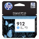 HP originální ink 3YL77AE, HP 912, cyan, 315str., high capacity, HP Officejet 8012, 8013, 8014, 8015 OJ Pro 8020