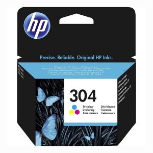 HP originální ink N9K05AE, HP 304, Tri-color, 100str., HP DeskJet 2620,2630,2632,2633,3720,3730,3732,3735 HP originální ink N9K05AE, HP 304, Tri-color, 100str., HP DeskJet 2620,2630,2632,2633,3720,3730,3732,3735