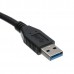Kabel USB (3.0), USB A M- USB A F, 1.8m, černý