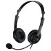 Genius HS-230U sluchátka s mikrofonem, drátová, černá, USB-C