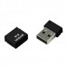 Goodram USB flash disk, USB 2.0, 8GB, UPI2, černý, UPI2-0080K0R11, USB A, s krytkou