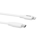 Kabel USB (2.0), USB C M- Apple Lightning M, 1.2m, bílý, Avacom, MFi certifikace, DCUS-MFIC-120W