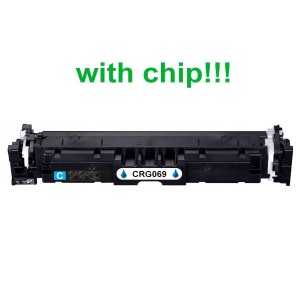 Kompatibilný toner pro Canon CRG-069 s čipem! Cyan 1900 stran