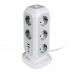 Nabíjecí stanice zásuvka, bílý, Verbatim