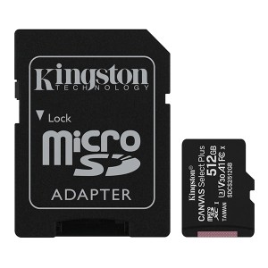 Kingston paměťová karta Canvas Select Plus, 512GB, micro SDXC, SDCS2/512GB, UHS-I U1 (Class 10), s adaptérem, A1