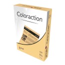 Xerografický papír Coloraction, Savana, A4, 80 g/m2, světle oranžový, 100 listů, vhodný pro inkoustový tisk