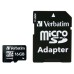 Verbatim paměťová karta Micro Secure Digital Card Premium, 16GB, micro SDHC, 44082, UHS-I U1 (Class 10), s adaptérem