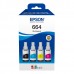 Epson originální ink C13T66464A, CMYK, Epson L100, L200, L300