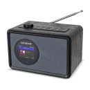 Orava reproduktor Přenosný rádiopřijímač, černý, regulace hlasitosti, přenosný, USB/FM/AUX/Bluetooth, Mp3, WAV