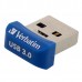 Verbatim USB flash disk, USB 3.0 (3.2 Gen 1), 32GB, Nano, Store N Stay, modrý, 98710, USB A