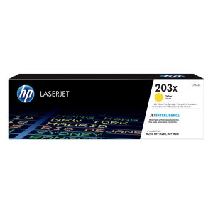 HP originální toner CF542X, yellow, 2500str., HP 203X, high capacity, HP Color LaserJet Pro M254dw, nw, M280nw, O