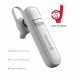 SWISSTEN Bluetooth headset caller bezdrátové sluchátko handsfree, ovládání hlasitosti, bílá, bluetooth
