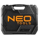 Sada nástrčných klíčů, 10-066, chrom-vanadiová ocel, kufřík, Neo Tools